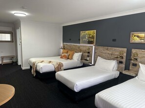 Room, Multiple Beds | Desk, blackout curtains, iron/ironing board, cots/infant beds