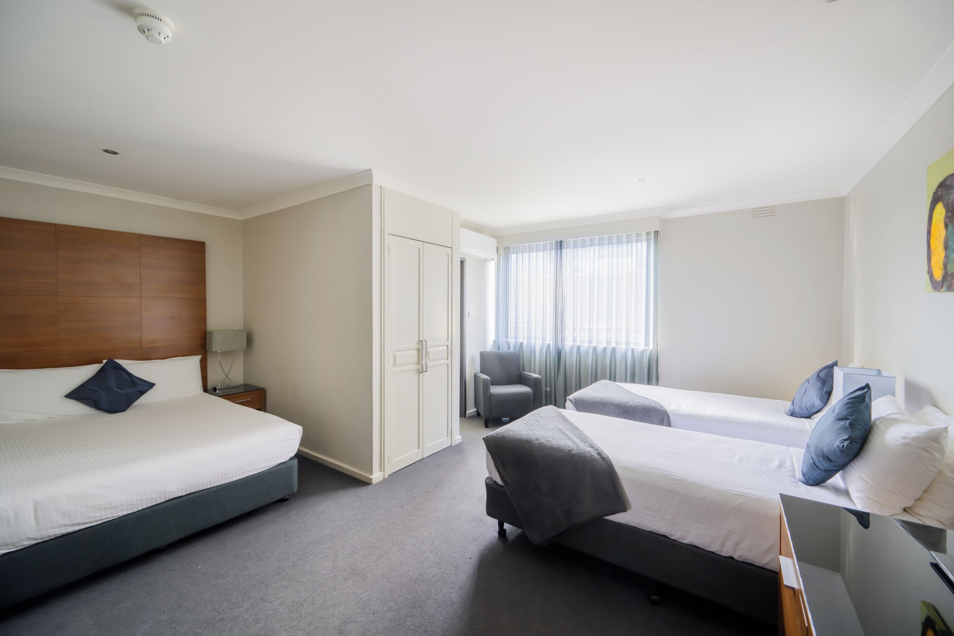 In-room safe, desk, laptop workspace, iron/ironing board