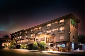 Front of property – evening/night