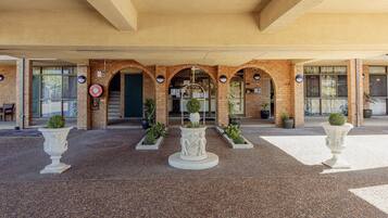 Entrada de la propiedad