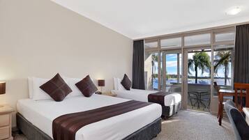 In-room safe, desk, laptop workspace, blackout curtains