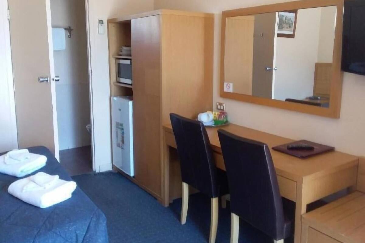 Desk, iron/ironing board, free WiFi, bed sheets