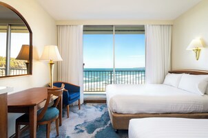 Queen and Single Ocean View | 1 bedroom, minibar, desk, blackout drapes