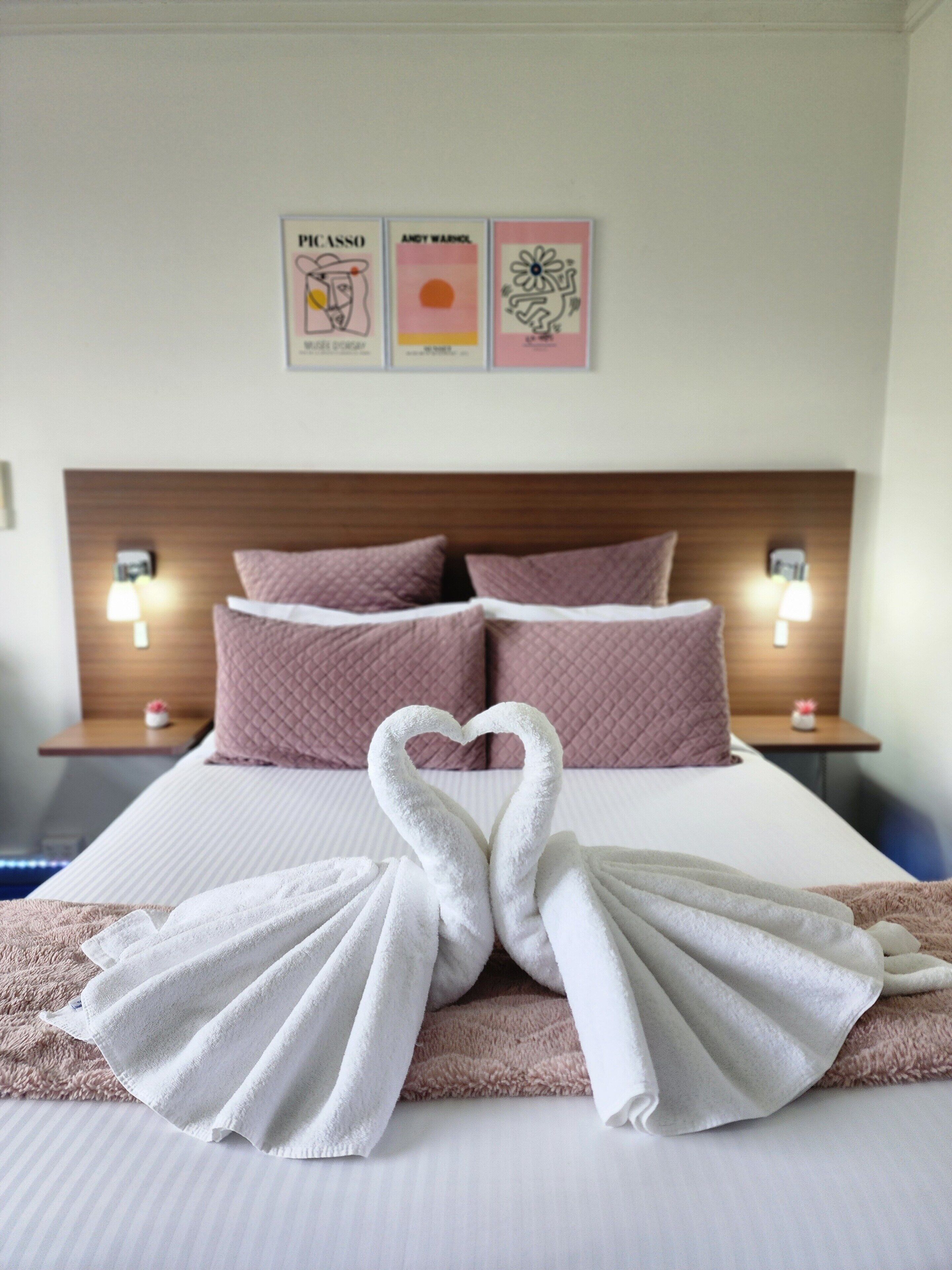 Romantic Room | Individually furnished, desk, laptop workspace, blackout drapes