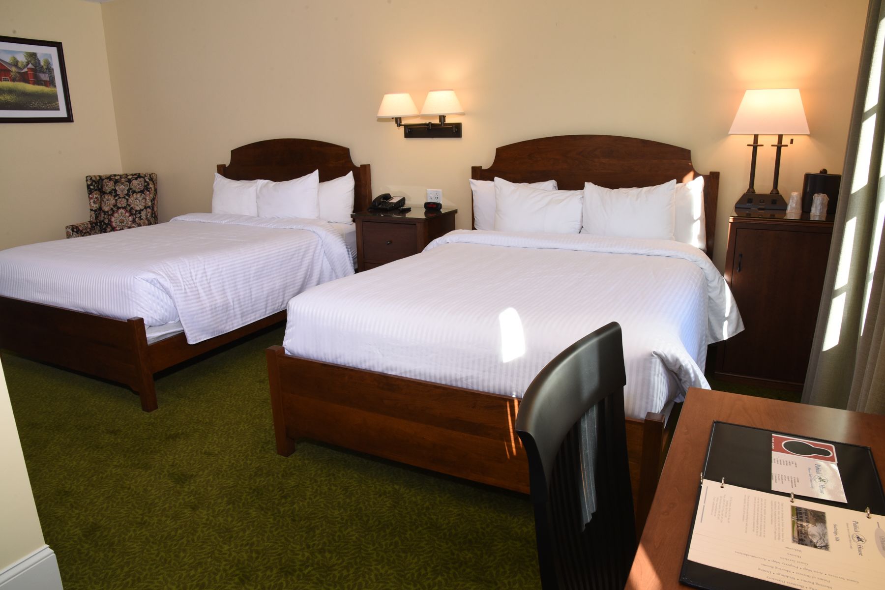 tillyer house 2 queen beds (no pets) | premium bedding, iron/ironing board, cots/infant beds, bed sheets