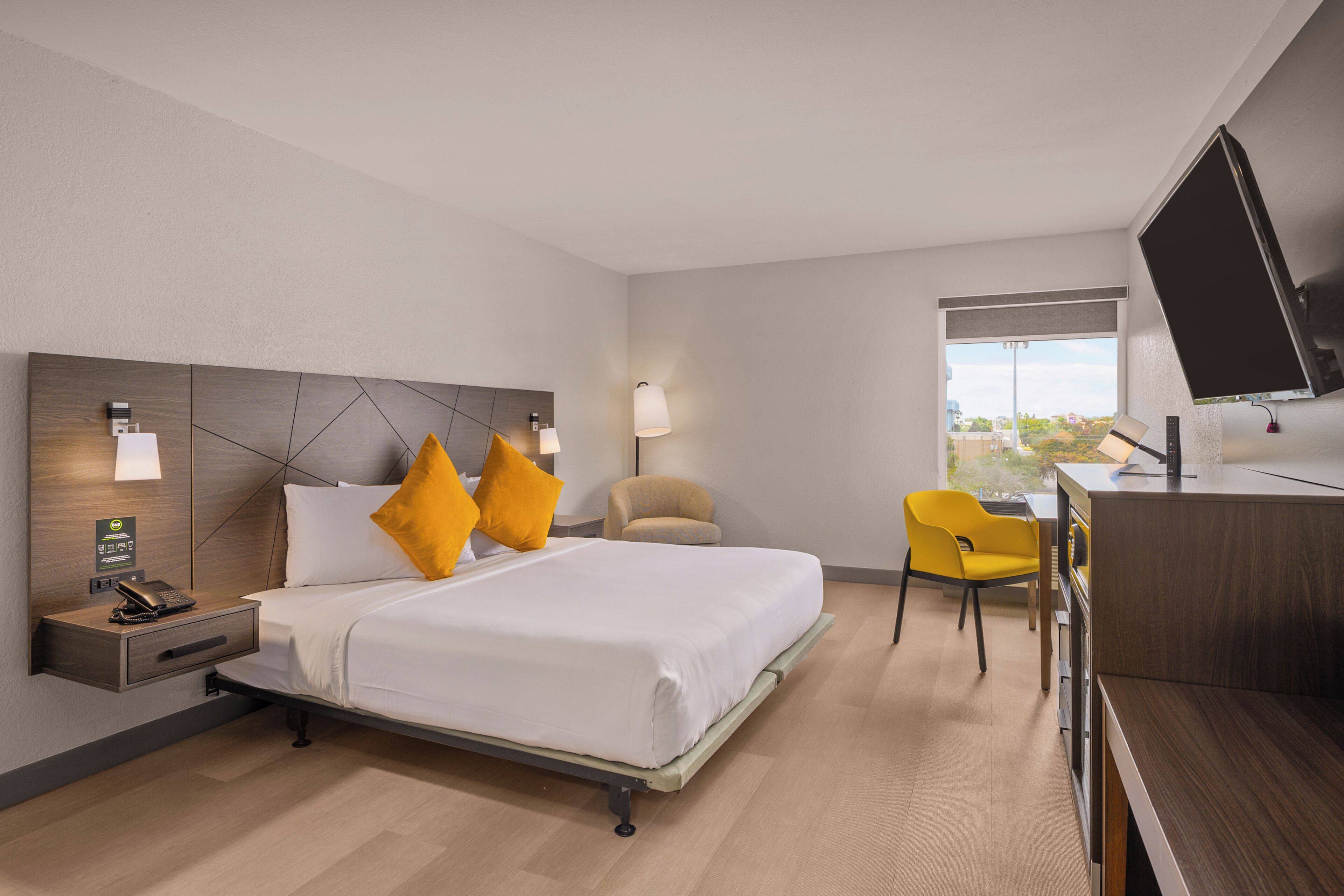 In-room safe, desk, laptop workspace, soundproofing