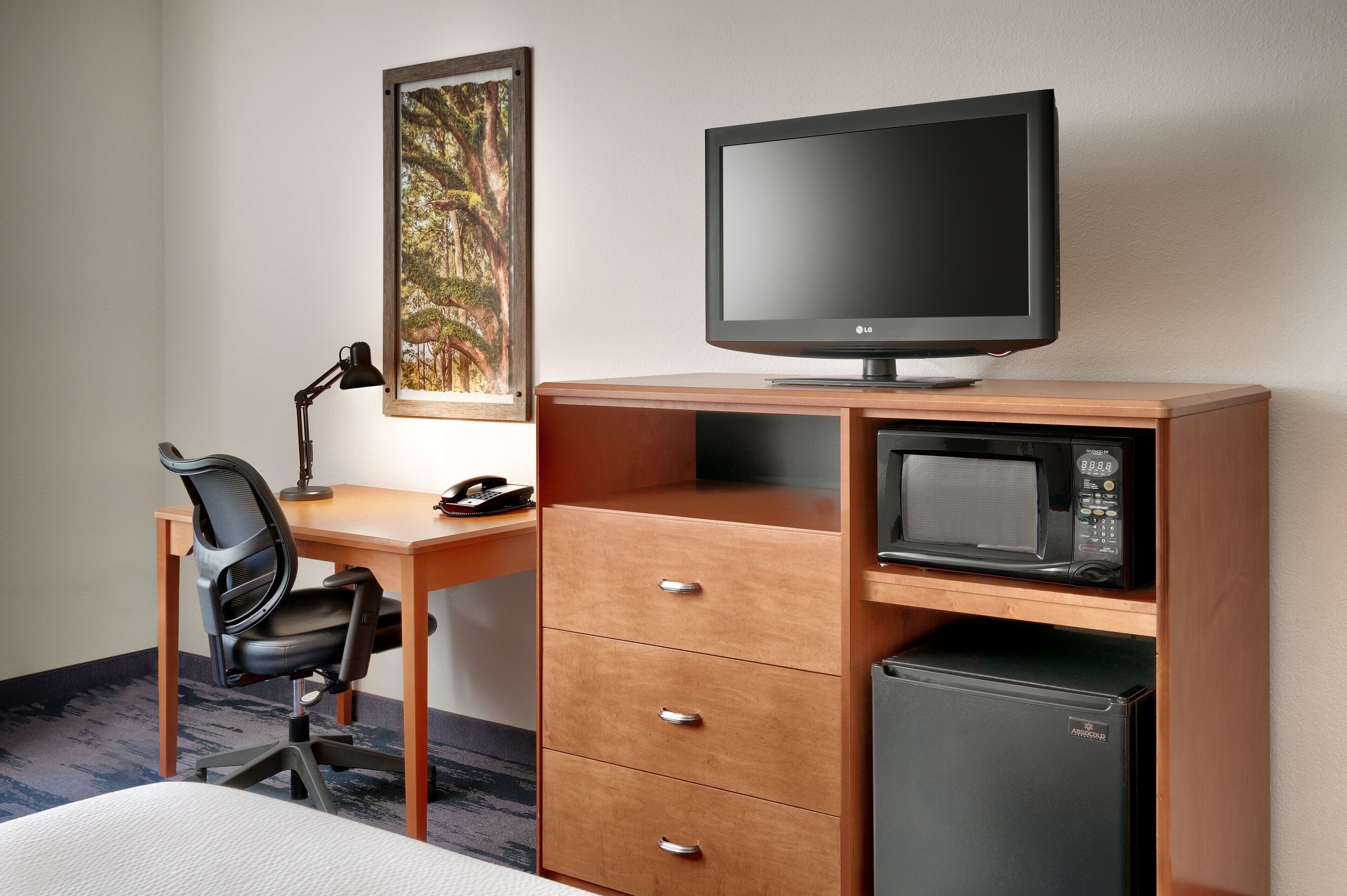 premium bedding, individually furnished, desk, laptop workspace