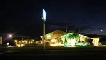 Front of property - evening/night