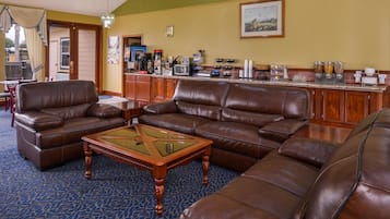 Sala de estar en el lobby