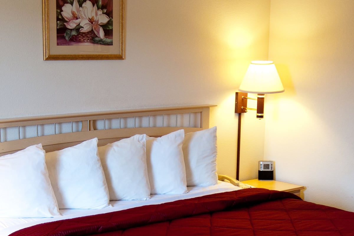 Deluxe Room, 1 King Bed, Non Smoking | In-room safe, desk, blackout drapes, soundproofing