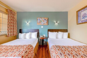 Room, 2 Double Beds, Non Smoking | Premium bedding, pillowtop beds, desk, iron/ironing board - Hotel Avenida - Oceanside Camp Pendleton (Oceanside)