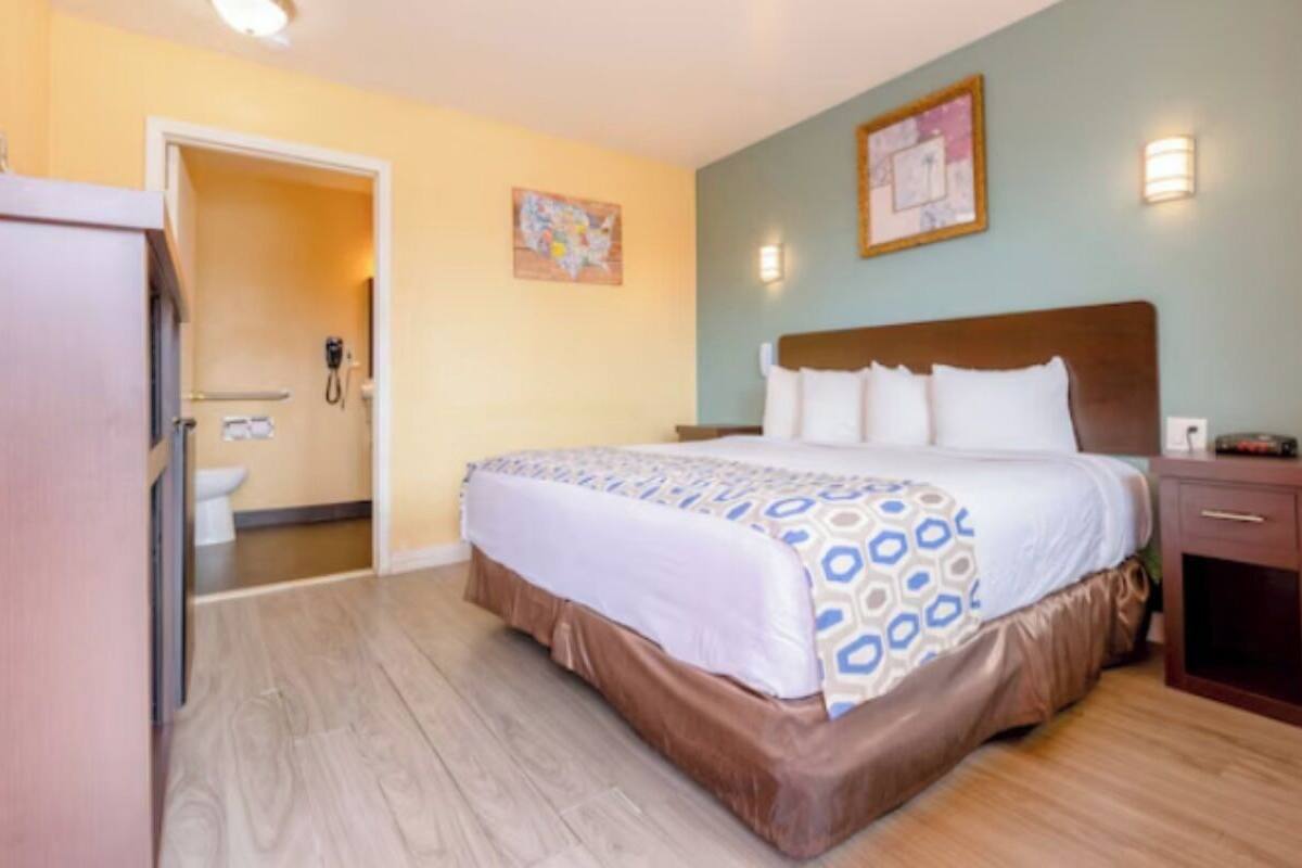 Premium bedding, pillow-top beds, desk, iron/ironing board (on request)