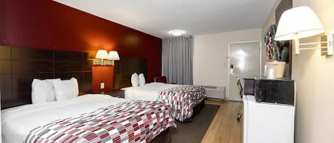 Deluxe Room, 2 Queen Beds, Non Smoking | Free WiFi, bed sheets, alarm clocks