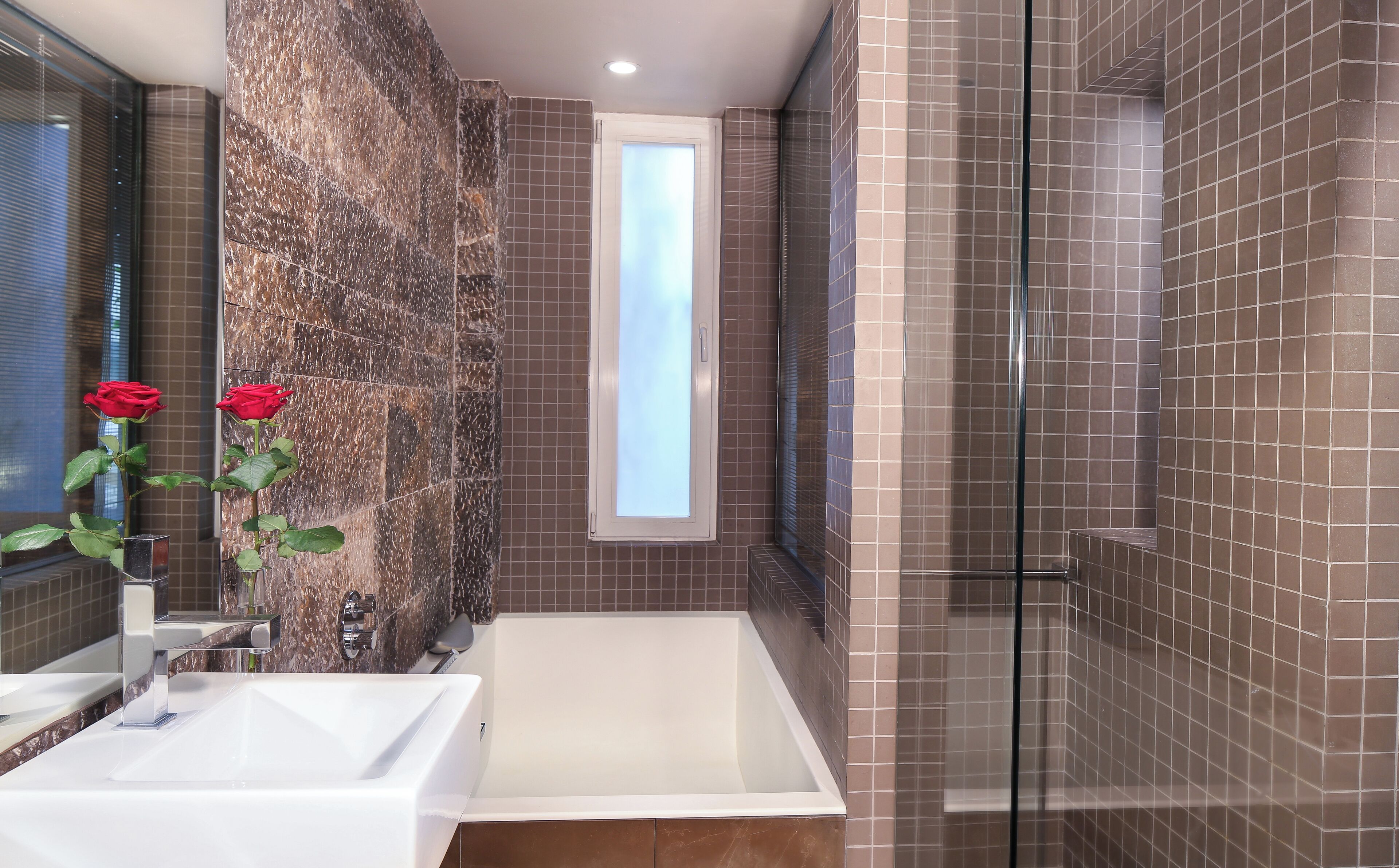 free toiletries, hair dryer, bathrobes, slippers