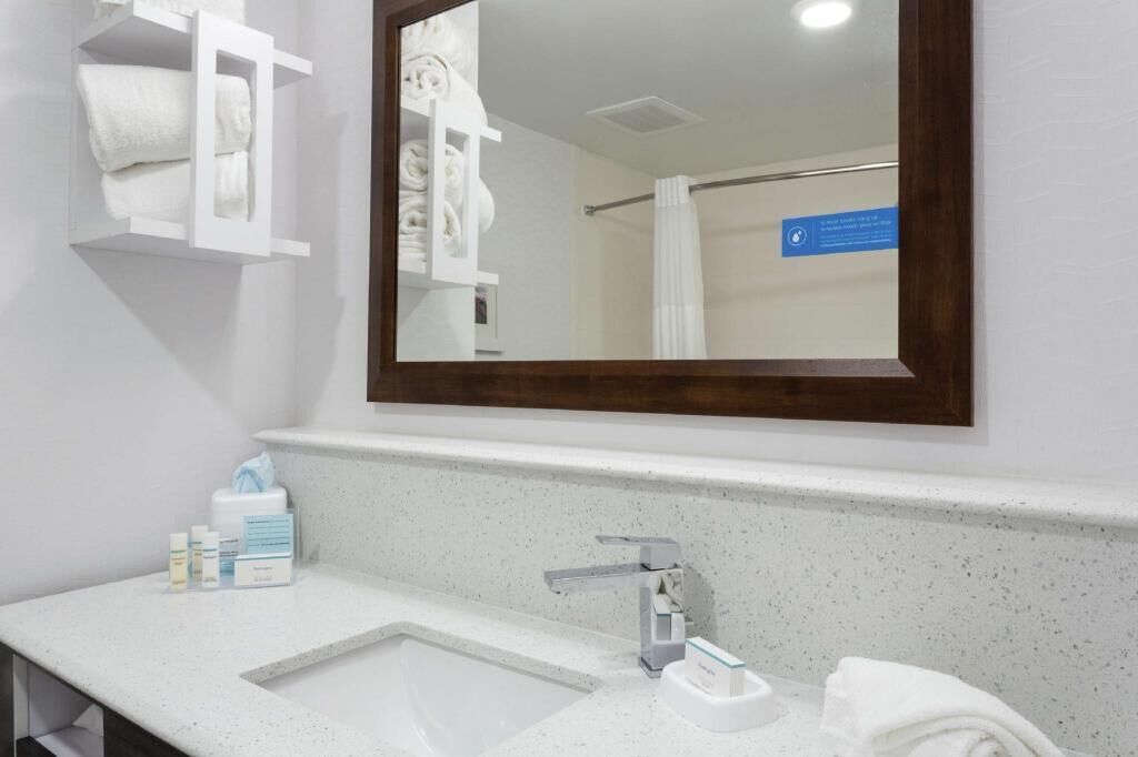 Free toiletries, hair dryer, towels, soap