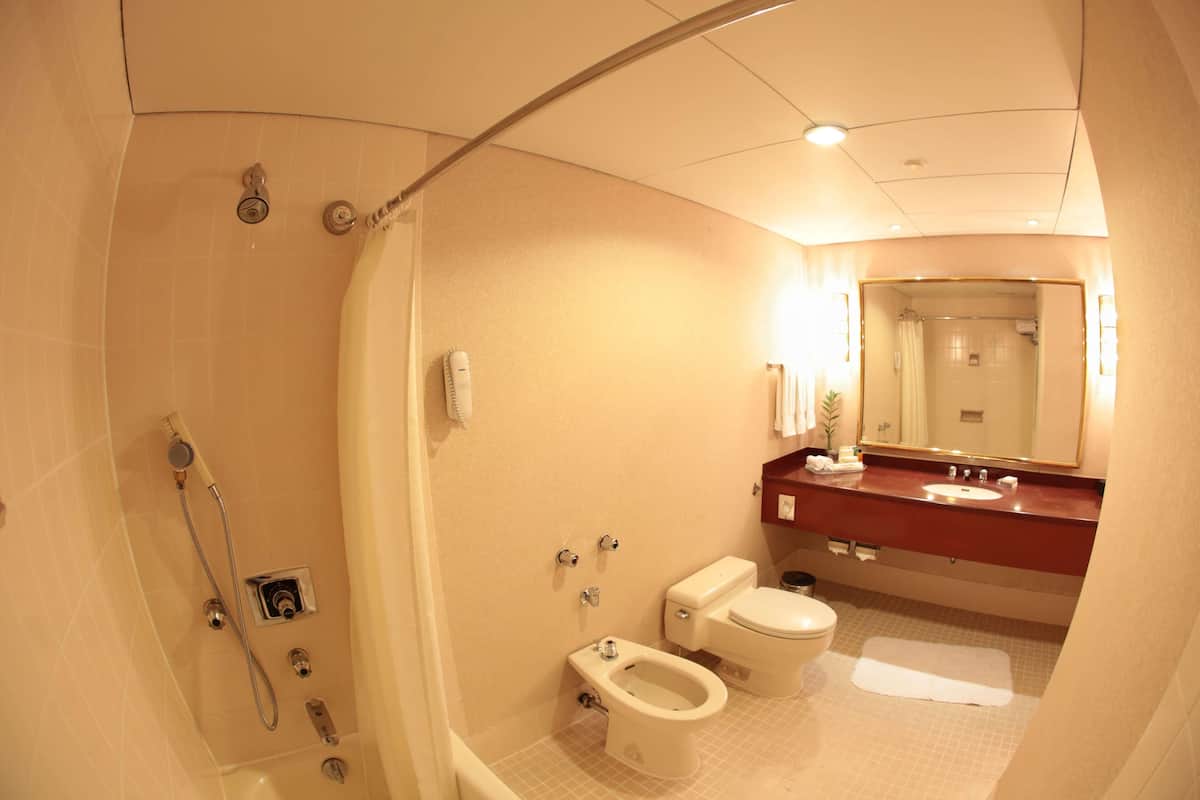 Business Suite, 1 King Bed | Bathroom | Eco-friendly toiletries, hair dryer, bathrobes, slippers