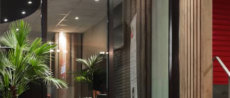 Majoituspaikan sisäänkäynti