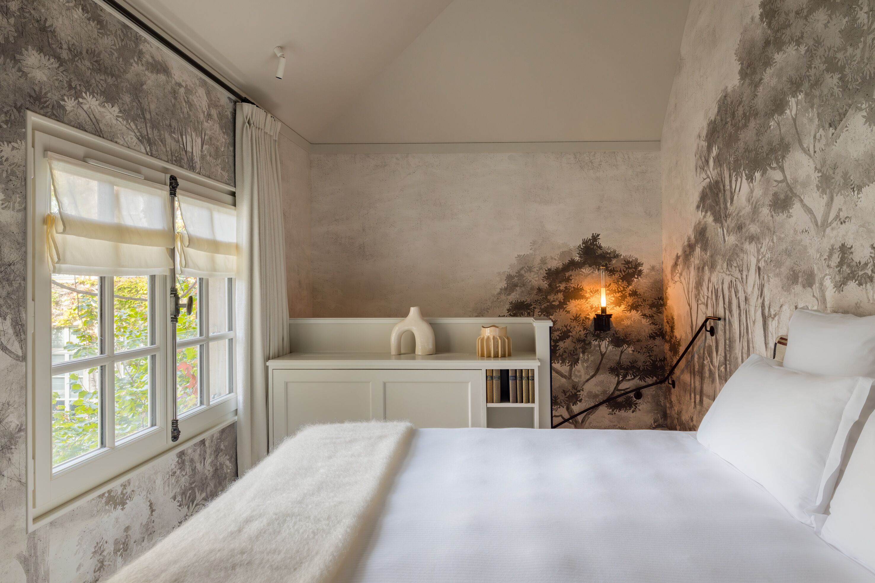 Free minibar, in-room safe, individually decorated, desk