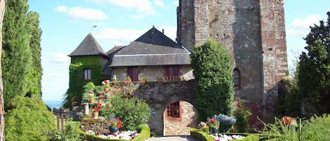 Vue depuis lâhĂ©bergement