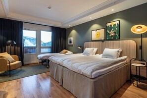 Kahden hengen superior-huone (kaksi sänkyä) | Työpöytä, ilmaiset vauvansängyt, ilmainen Wi-Fi, vuodevaatteet