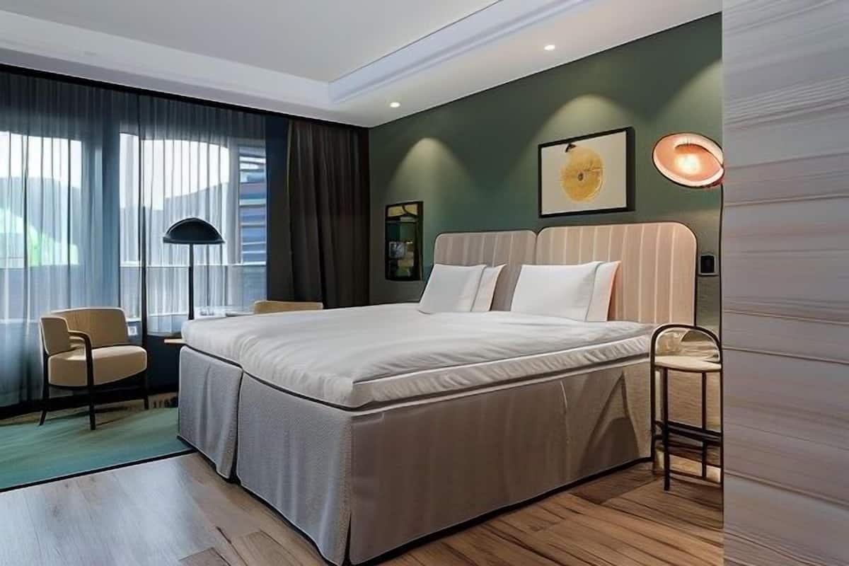 1 chambre, bureau, lits bébé (gratuits), Wi-Fi gratuit