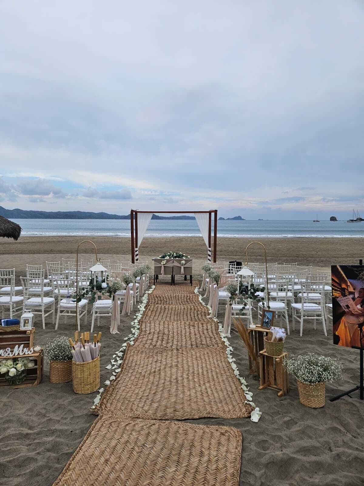 Área de bodas al aire libre