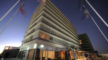 Front of property - evening/night