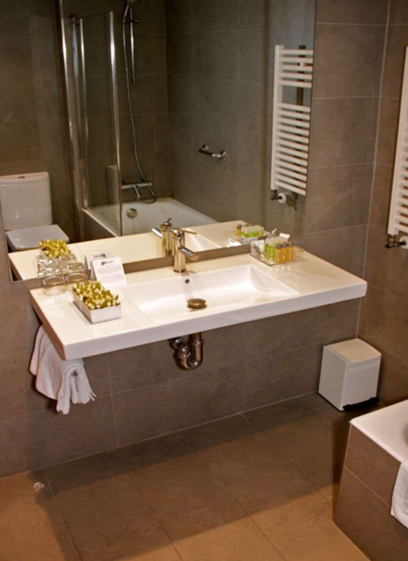 apartment (6a) | bathroom | rainfall showerhead, free toiletries, hair dryer, bidet