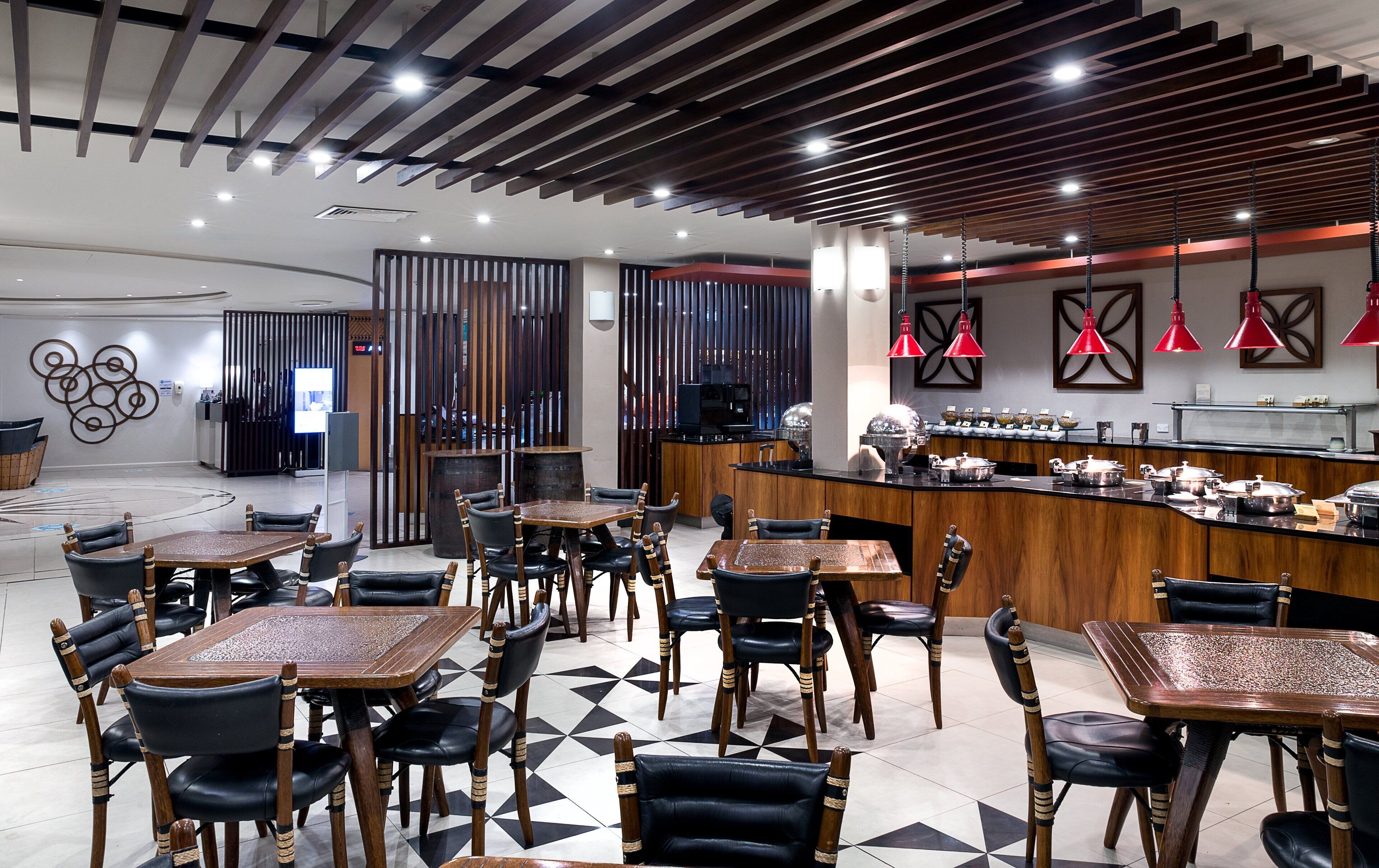 breakfast, lunch and dinner served