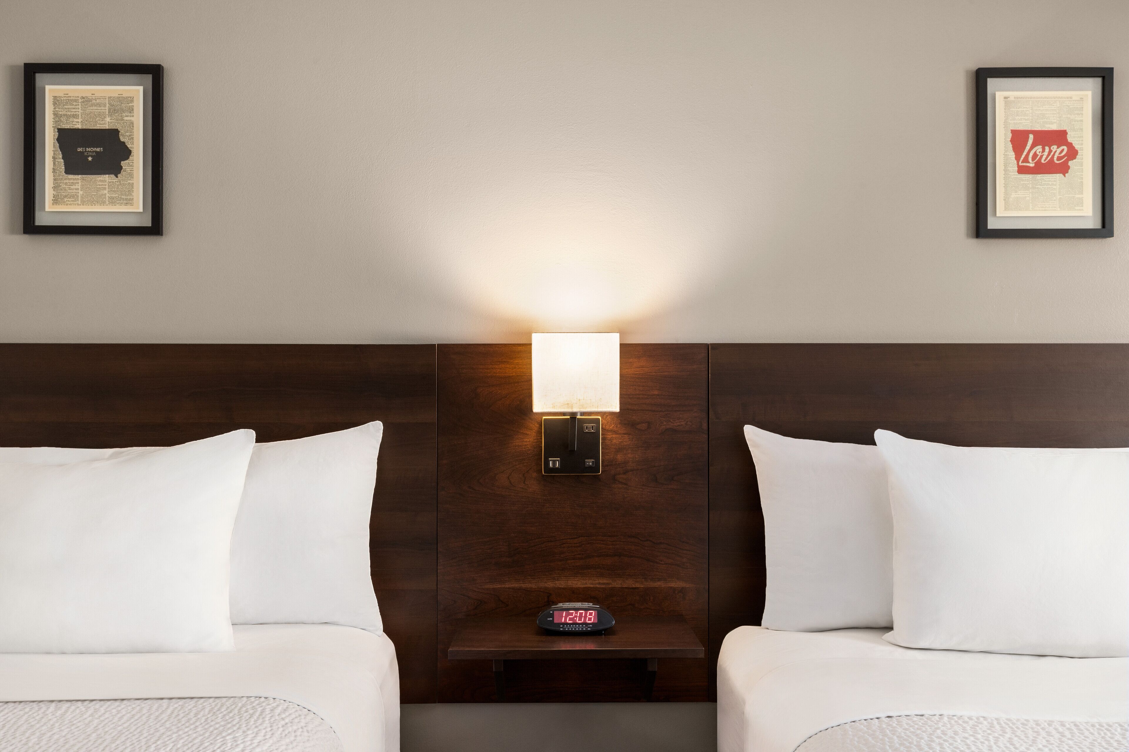 room, 2 queen beds, non smoking | individually decorated, individually furnished, desk, iron/ironing board