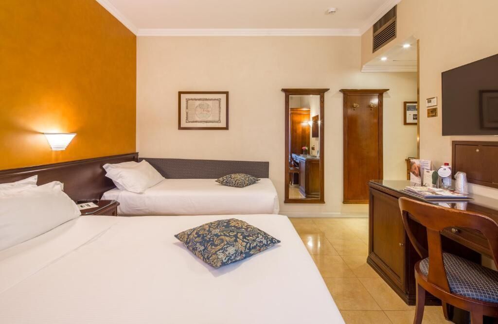 Classic Double Room (with Sofa Bed) | Hypo-allergenic bedding, minibar, in-room safe, individually decorated
