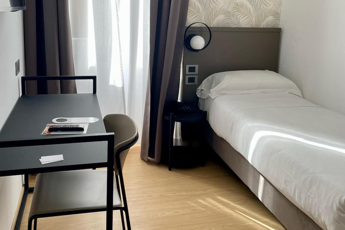 Hypo-allergenic bedding, minibar, in-room safe, soundproofing