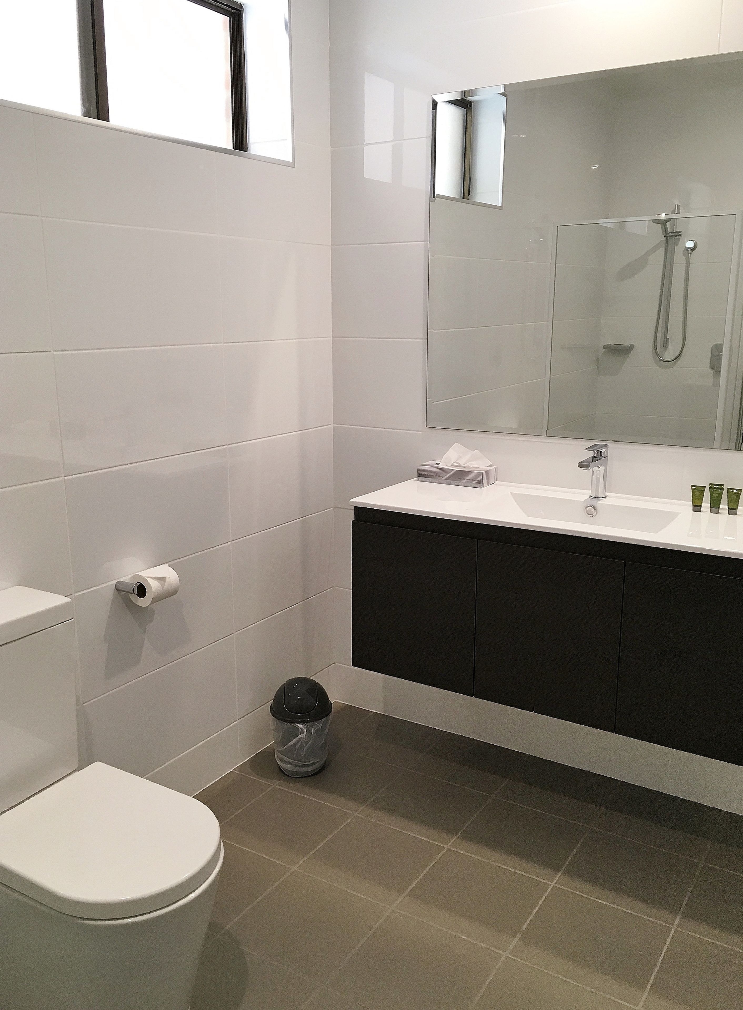 superior room, 1 king and 2 single beds | bathroom | shower, free toiletries, hair dryer, towels