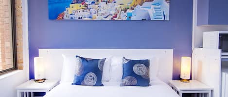 Family Room | Premium bedding, soundproofing, iron/ironing board, free WiFi