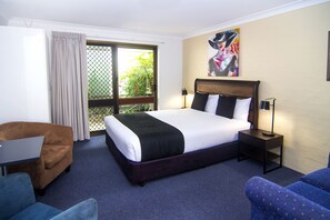 华丽双人房, 1 张大床 (Queen) | 高档床上用品、隔音、熨斗/熨衣板、免费 WiFi