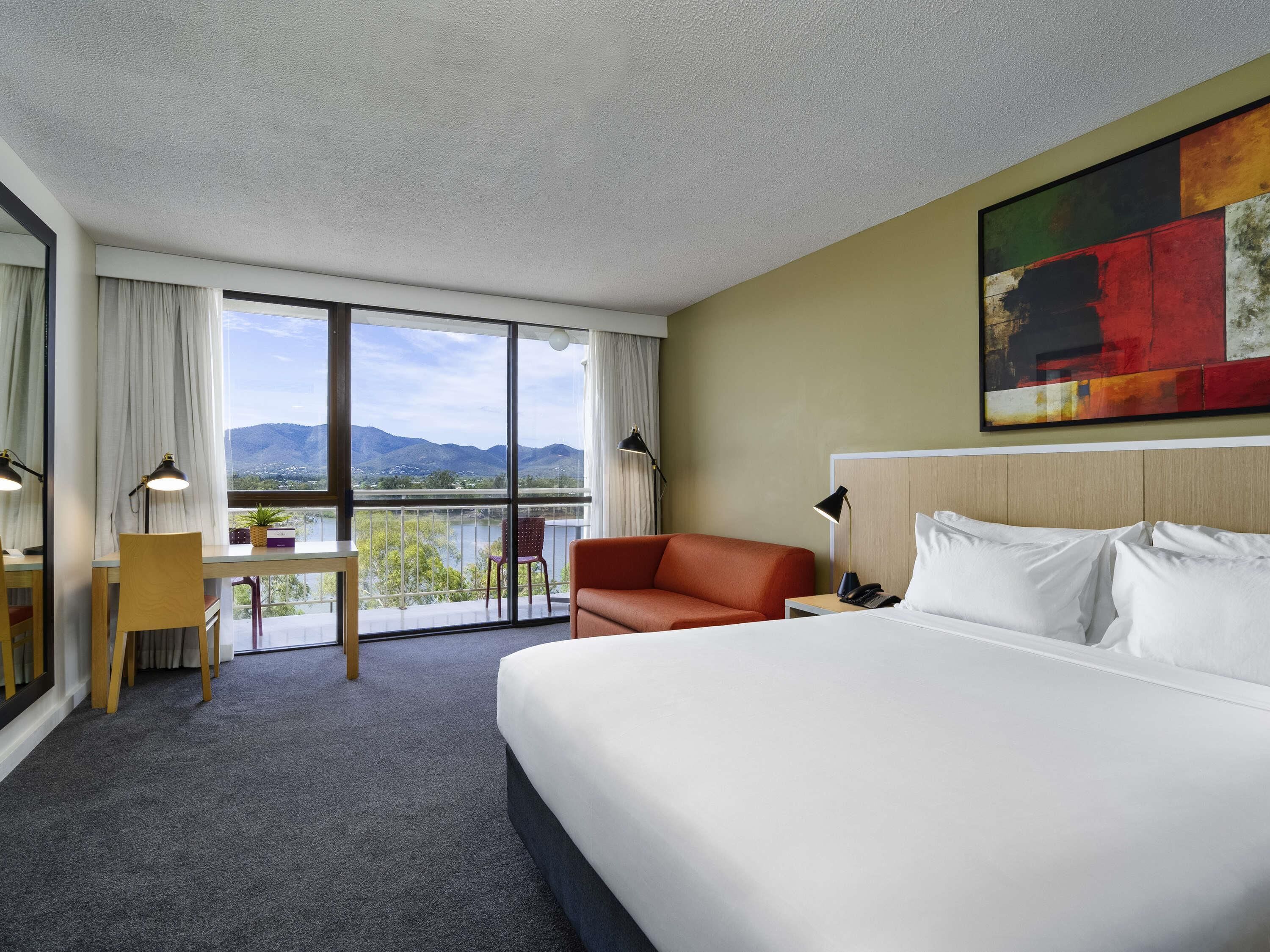 River View | Pillow-top beds, in-room safe, desk, laptop workspace