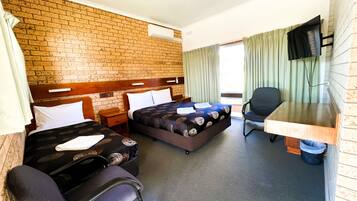 In-room safe, desk, laptop workspace, iron/ironing board