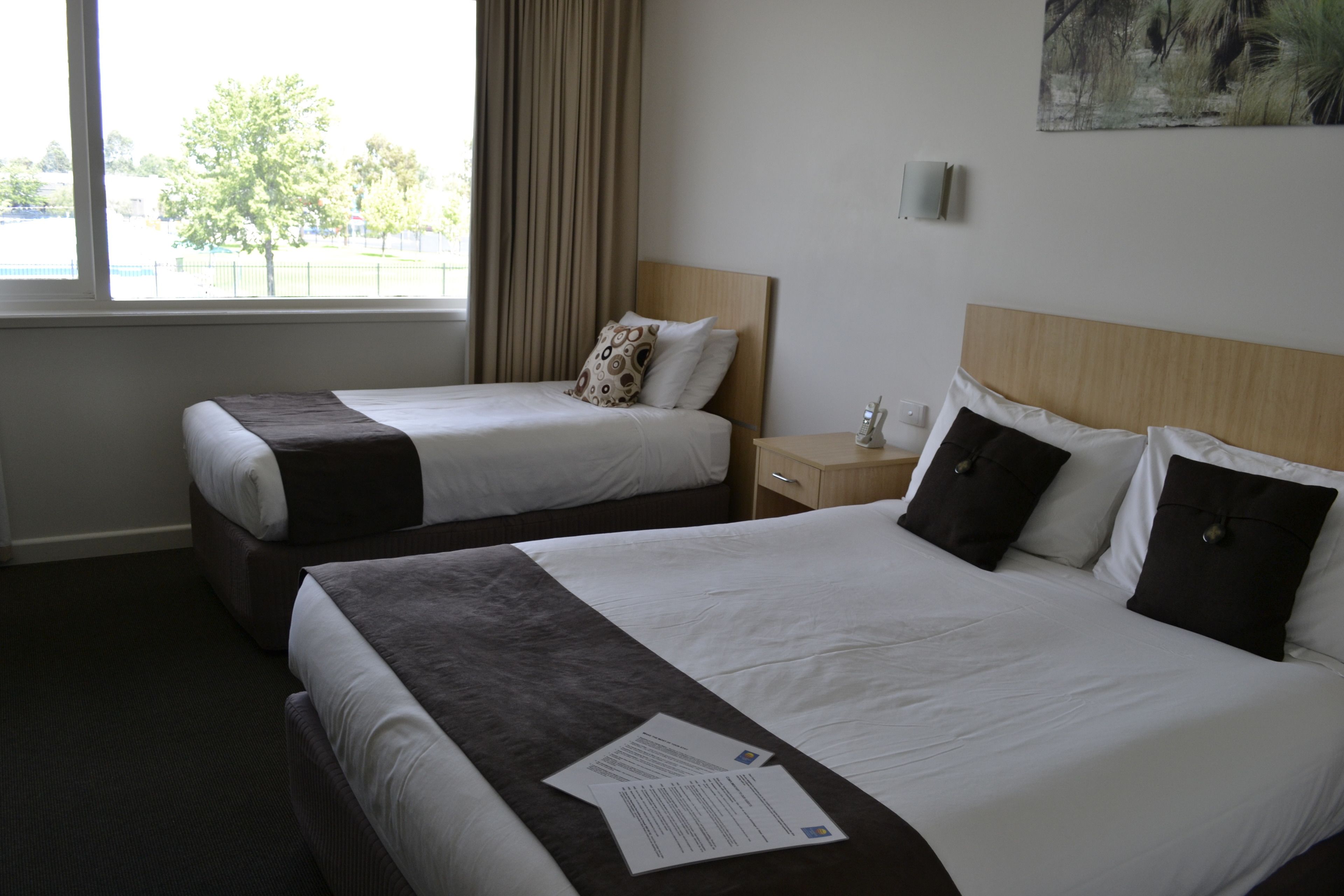 deluxe room - park view | desk, iron/ironing board, free wifi, bed sheets