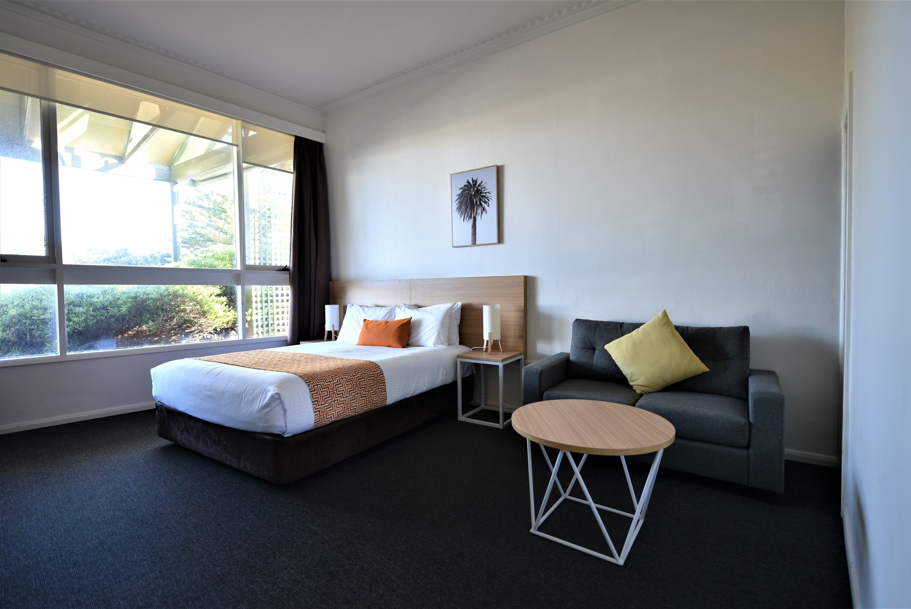 room, 1 queen bed | premium bedding, free minibar items, desk, blackout curtains