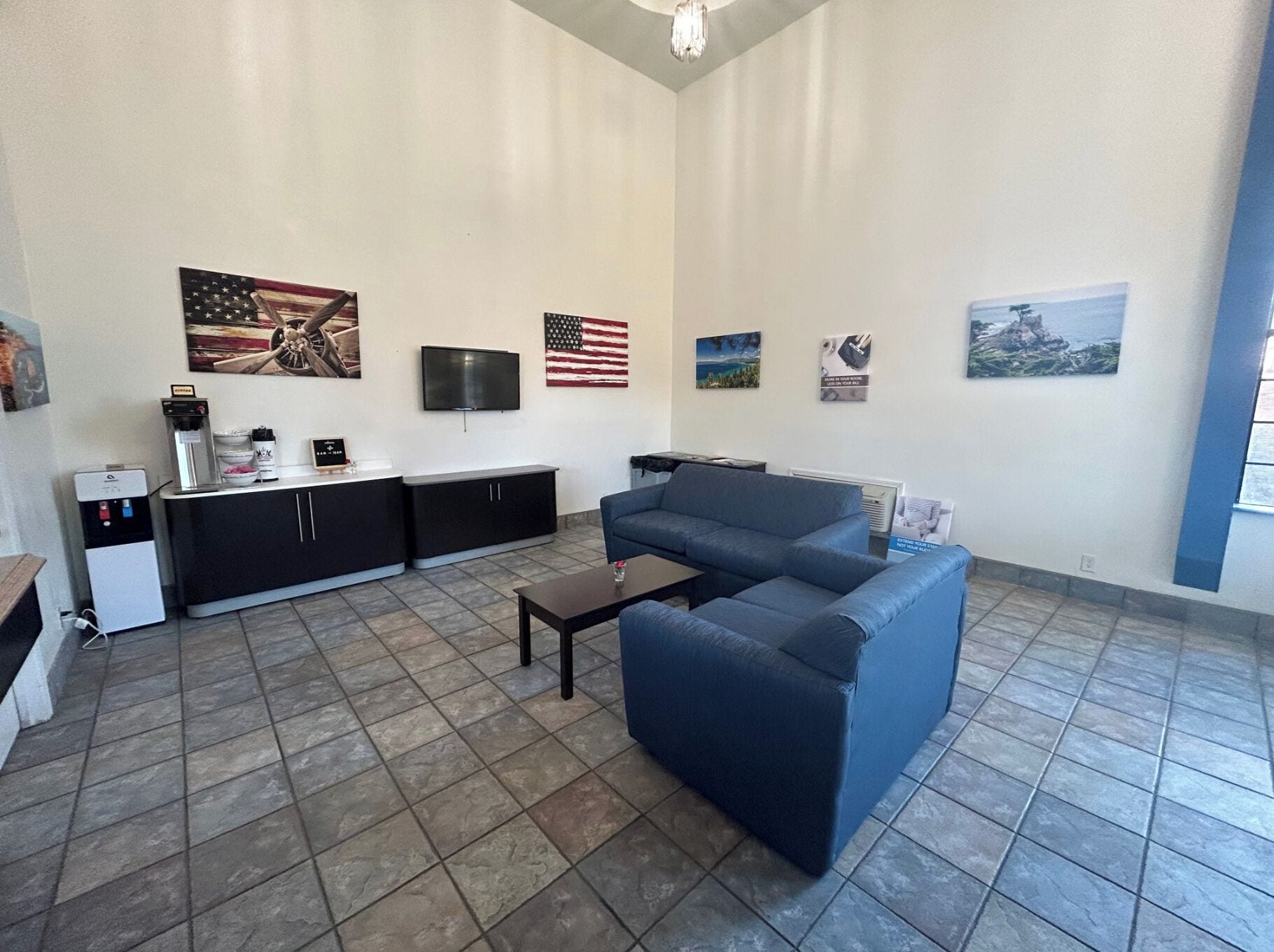 Lobby sitting area