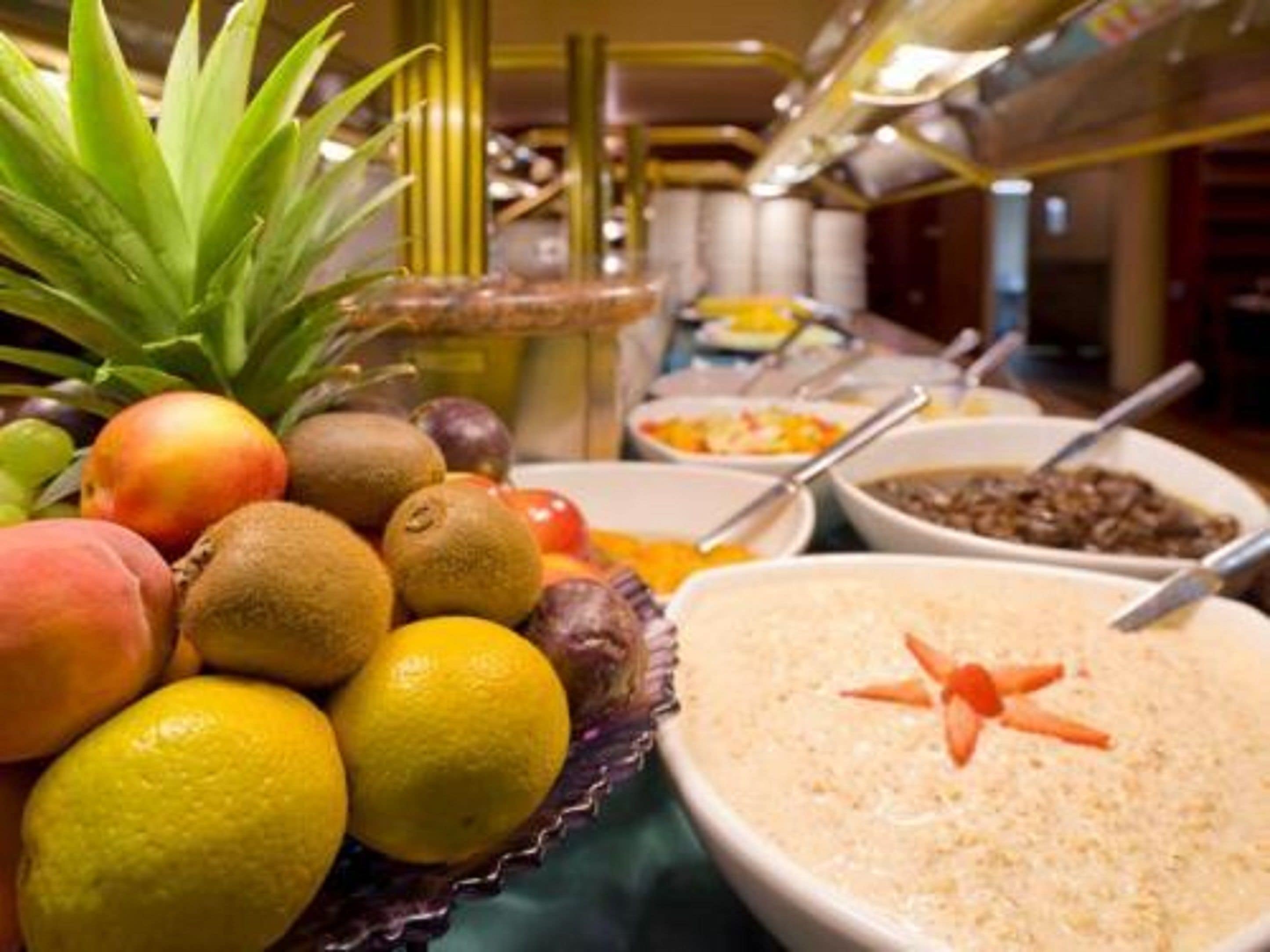 Daily buffet breakfast for a fee