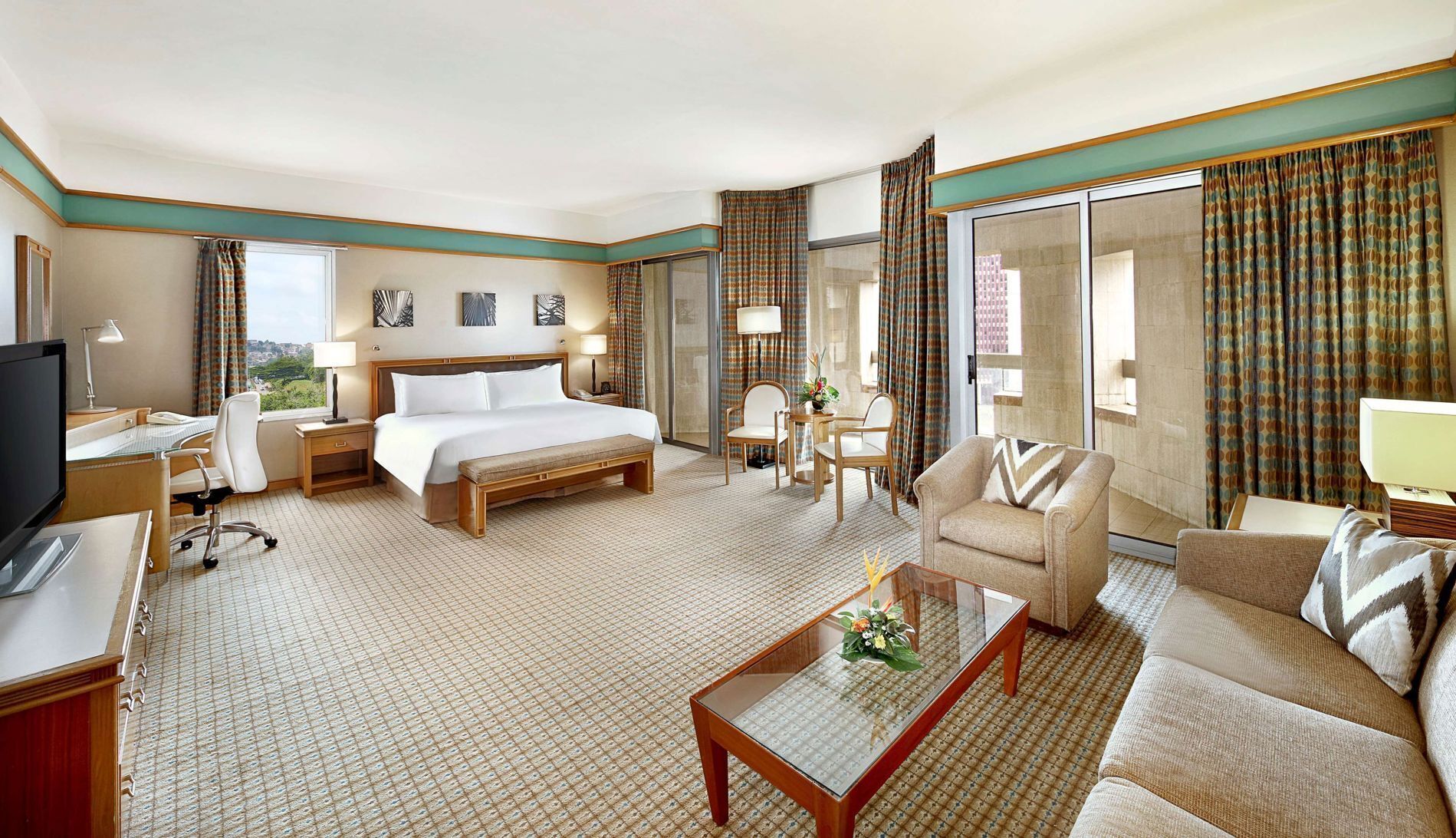 Premium bedding, minibar, in-room safe, laptop workspace