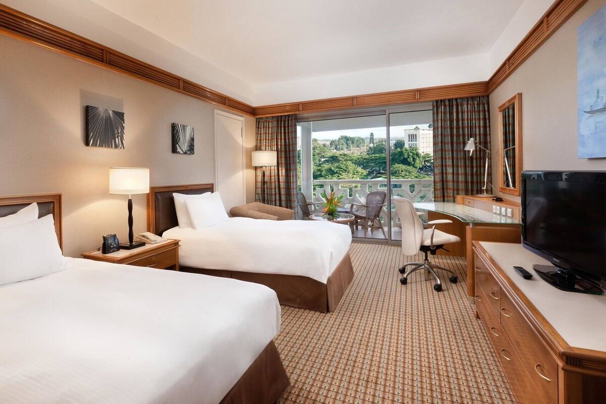 Premium bedding, minibar, in-room safe, laptop workspace