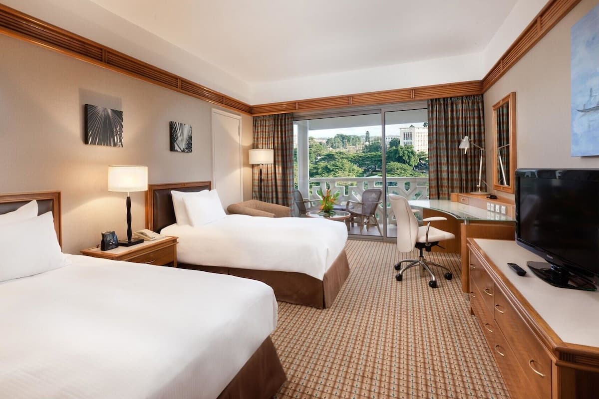 Ropa de cama de alta calidad y minibar