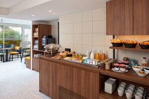 Daily buffet breakfast (EUR 15 per person)