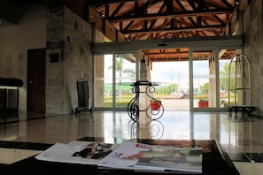Interior entrance
