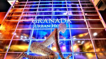 Front of property - evening/night