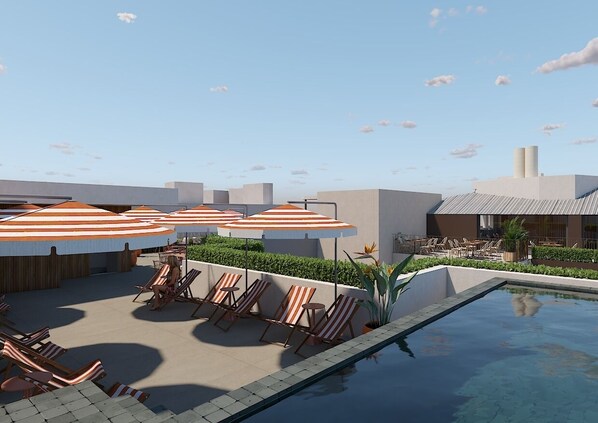 Terrasse sur le toit