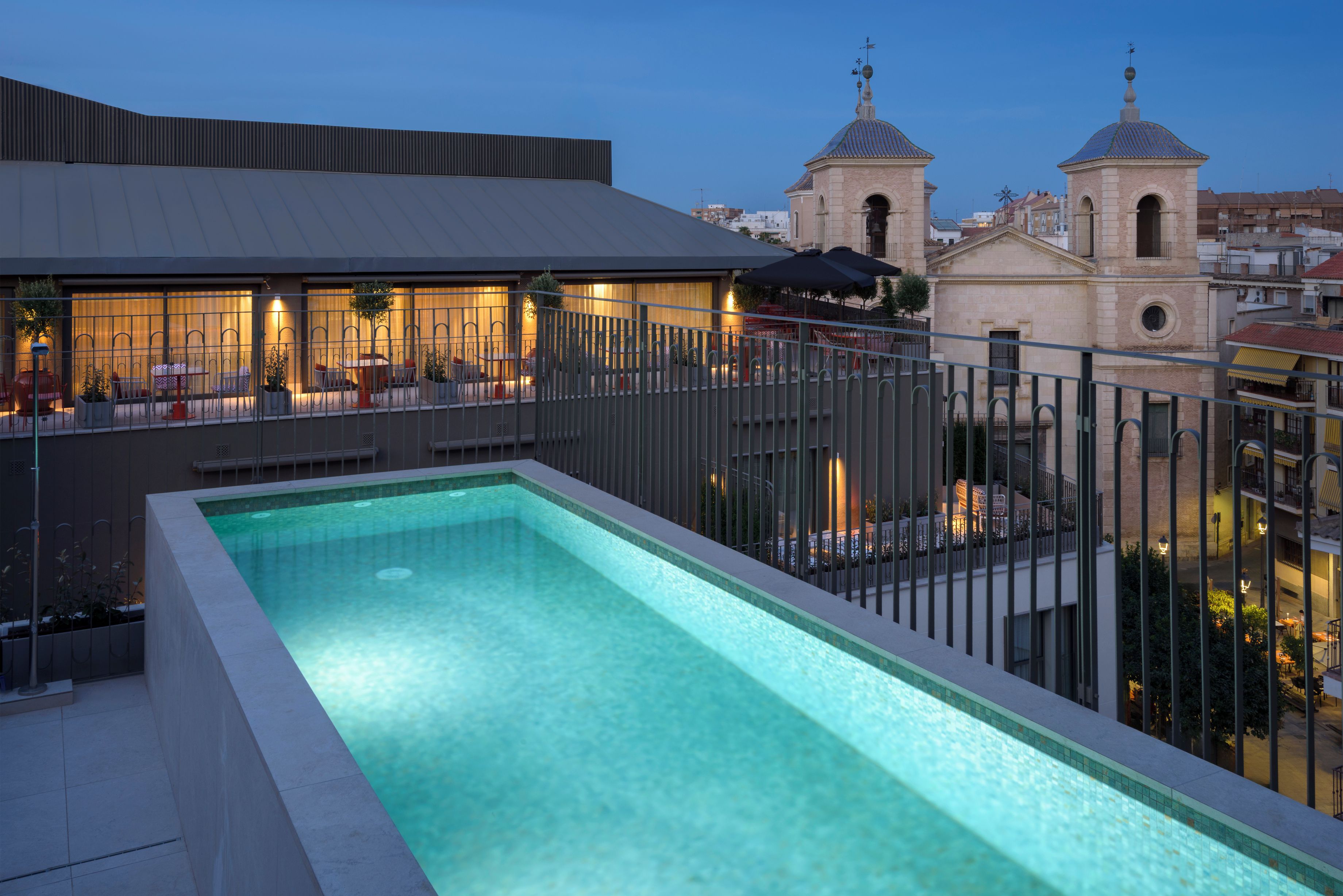 Piscina en la azotea