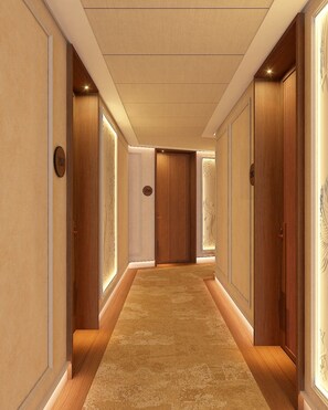 Luxe beddengoed, donsdekens, bedden met traagschuimmatrassen